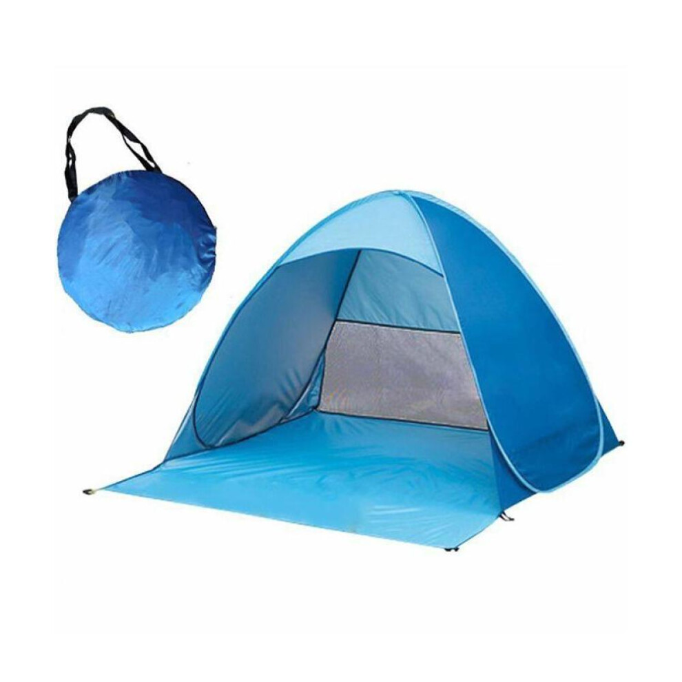 (blue) Portable Pop Up Beach Canopy Sun Shade Shelter Outdoor Camping Fishing Tent