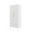 URBN Living (White) 2 Door 2 Drawer Wardrobe with Scandi Legs Cupboard Hanging Rail 180cm 4