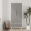 URBN Living (White Grey) 2 Door 2 Drawer Wardrobe with Scandi Legs Cupboard Hanging Rail 180cm 3