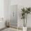 URBN Living (White Grey) 2 Door 2 Drawer Wardrobe with Scandi Legs Cupboard Hanging Rail 180cm 1
