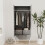 URBN Living (White Grey) 2 Door 2 Drawer Wardrobe with Scandi Legs Cupboard Hanging Rail 180cm 5