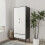 URBN Living (Black White) 2 Door 2 Drawer Wardrobe with Scandi Legs Cupboard Hanging Rail 180cm 2
