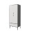 URBN Living (Black White) 2 Door 2 Drawer Wardrobe with Scandi Legs Cupboard Hanging Rail 180cm 5