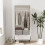 URBN Living (Black White) 2 Door 2 Drawer Wardrobe with Scandi Legs Cupboard Hanging Rail 180cm 6