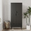 URBN Living (Black) 2 Door 2 Drawer Wardrobe with Scandi Legs Cupboard Hanging Rail 180cm 3