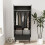 URBN Living (Black) 2 Door 2 Drawer Wardrobe with Scandi Legs Cupboard Hanging Rail 180cm 5
