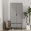 URBN Living (Black Grey) 2 Door 2 Drawer Wardrobe with Scandi Legs Cupboard Hanging Rail 180cm 3