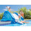 Intex Intex Inflatable Water Slide Pool Slide Water Toy Slide Step Kool Splash Blue 2
