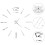 VidaXL vidaXL 3D Wall Clock Modern Design 100cm XXL Silver Home Office Analog Timer 2