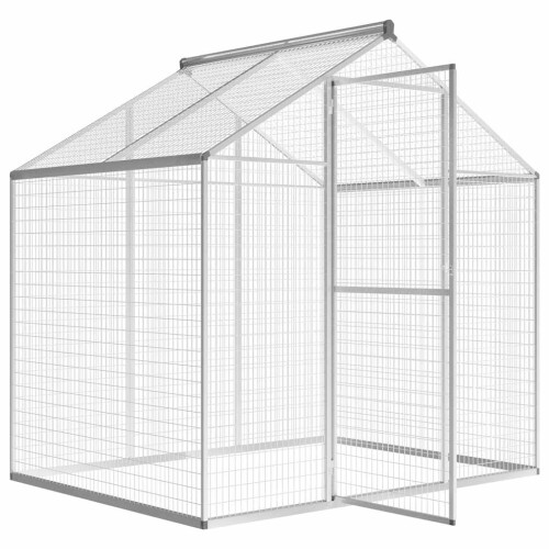 VidaXL vidaXL Außenvoliere Aluminium 178x122x194 cm 2