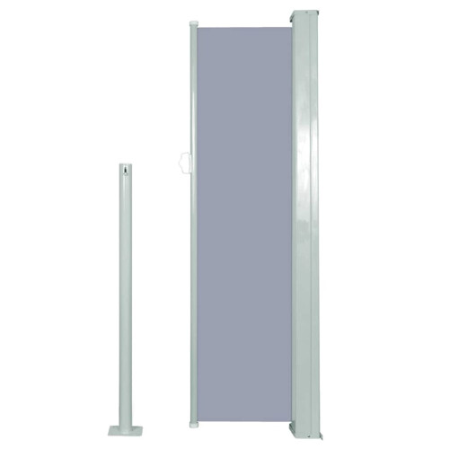 VidaXL vidaXL Ausziehbare Seitenmarkise 117314 cm Grau 2