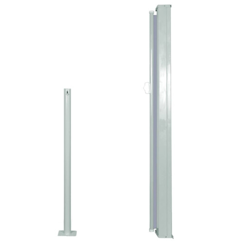 VidaXL vidaXL Ausziehbare Seitenmarkise 117314 cm Grau 1