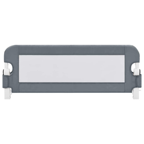 VidaXL vidaXL Kleinkind-Bettschutzgitter Grau 102x42 cm Polyester 2
