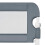 VidaXL vidaXL Kleinkind-Bettschutzgitter Grau 102x42 cm Polyester 4