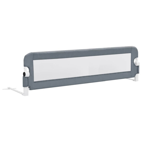 VidaXL vidaXL Kleinkind-Bettschutzgitter Grau 120x42 cm Polyester 1
