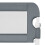 VidaXL vidaXL Kleinkind-Bettschutzgitter Grau 120x42 cm Polyester 4