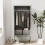 URBN Living (Black Ash Grey) 2 Door 2 Drawer Wardrobe with Scandi Legs Cupboard Hanging Rail 180cm 5