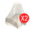 VidaXL vidaXL 2x Mosquito Net Round 56x325x230cm Fly Insect Bug Screen Curtain Canopy 2