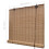 VidaXL vidaXL Roller Blinds 120x160cm Brown Bamboo Home Window Shade Drape Curtain 6