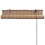 VidaXL vidaXL Roller Blinds 100x160cm Brown Bamboo Home Window Shade Drape Curtain 4