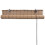 VidaXL vidaXL Roller Blinds 140x160cm Brown Bamboo Daynight Window Sunscreen Drape 4