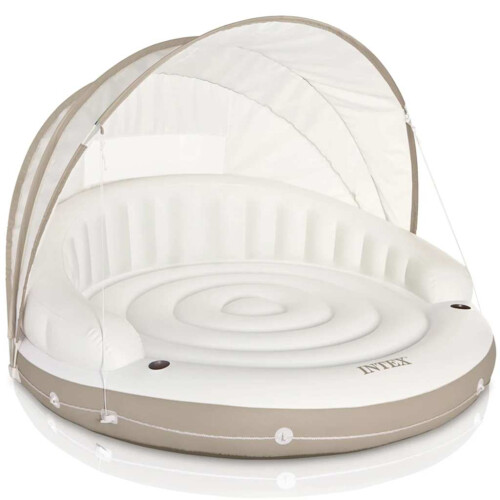Intex Intex Canopy Island Floating Lounge Inflatable Pool Float Island Raft 58292EU 2