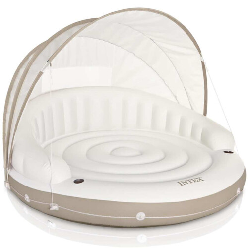 Intex Intex Canopy Island Floating Lounge Inflatable Pool Float Island Raft 58292EU 1
