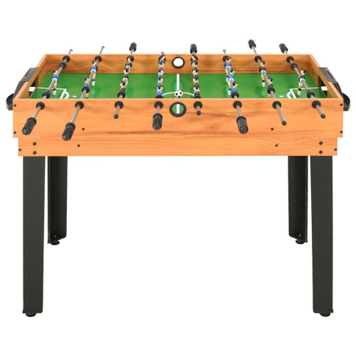 vidaXL Multi Game Table 15-in-1 Maple Compact Fun Home Game Table Football 2