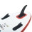 VidaXL vidaXL Stand Up Paddle Board Set Sup Board Surfboard Inflatable Red and White 5