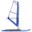 VidaXL vidaXL Inflatable Stand Up Paddleboard with Sail Set Blue and White Board Set 2