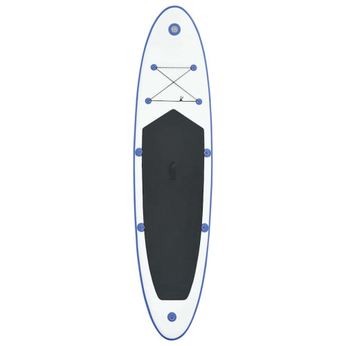 VidaXL vidaXL Stand Up Paddle Board Set Sup Board Surfboard Inflatable Blue and White 2