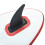 VidaXL vidaXL Inflatable Stand Up Paddleboard with Sail Set Red and White Board Set 7