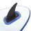 VidaXL vidaXL Inflatable Stand Up Paddleboard with Sail Set Blue and White Board Set 7