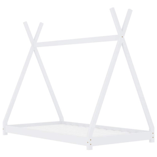 VidaXL (white) vidaXL Solid Pine Wood Kids Bed Frame Toddler Beds Multi Colours Multi Sizes 2