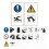 VidaXL vidaXL Inflatable Stand Up Paddle Board Set SUP Surfboard Black and White 10
