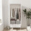 URBN Living (Grey White) 2 Door 2 Drawer Wardrobe with Scandi Legs Cupboard Hanging Rail 180cm 5