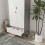 URBN Living (Grey White) 2 Door 2 Drawer Wardrobe with Scandi Legs Cupboard Hanging Rail 180cm 6
