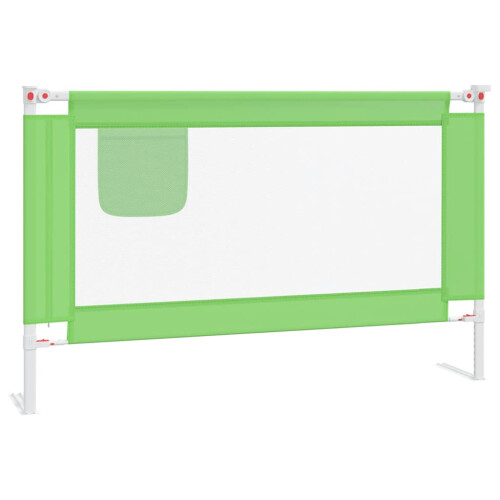 VidaXL vidaXL Kleinkind-Bettschutzgitter Grün 120x25 cm Stoff 1
