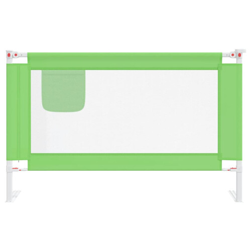 VidaXL vidaXL Kleinkind-Bettschutzgitter Grün 120x25 cm Stoff 2