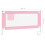 VidaXL vidaXL Kleinkind-Bettschutzgitter Rosa 160x25 cm Stoff 8