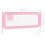 VidaXL vidaXL Kleinkind-Bettschutzgitter Rosa 190x25 cm Stoff 4