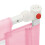 VidaXL vidaXL Kleinkind-Bettschutzgitter Rosa 100x25 cm Stoff 6