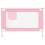 VidaXL vidaXL Kleinkind-Bettschutzgitter Rosa 100x25 cm Stoff 3