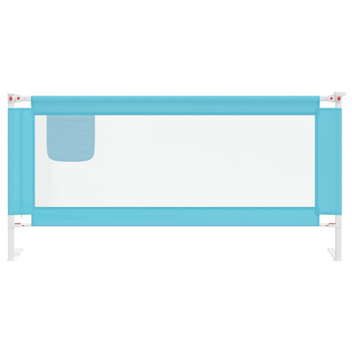 VidaXL vidaXL Kleinkind-Bettschutzgitter Blau 190x25 cm Stoff 2