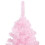 VidaXL vidaXL Artificial Pre-lit Christmas Tree with Ball Set Xmas Tree Pink PVC 3