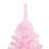 VidaXL vidaXL Artificial Pre-lit Christmas Tree with Ball Set Xmas Tree Pink PVC 3