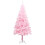 VidaXL vidaXL Artificial Pre-lit Christmas Tree with Ball Set Xmas Tree Pink PVC 2