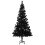 VidaXL vidaXL Artificial Pre-lit Christmas Tree with Ball Set Xmas Tree Black PVC 2