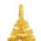 VidaXL vidaXL Artificial Pre-lit Christmas Tree with Ball Set Xmas Tree Gold PET 3