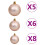 VidaXL vidaXL Artificial Pre-lit Christmas Tree with Ball Set Xmas Tree Pinecones 8